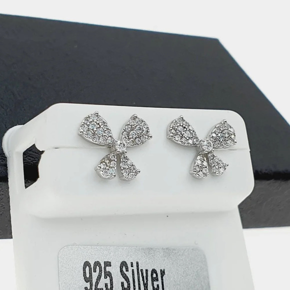 925 sterling silver luxury CZ earrings for women/girls, Best RJUS2141 - Picture 2 of 11